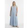 YOEK maxi jurk light blue denim