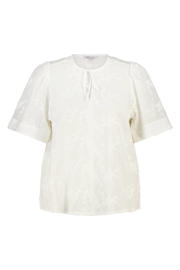 thumbnail: MS Mode top met borduursels Plus Size - wit