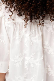 thumbnail: MS Mode top met borduursels Plus Size - wit