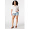 MS Mode top met borduursels Plus Size - wit