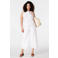 MS Mode straight leg broek met borduursels Plus Size - wit