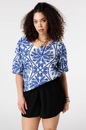 top blauw