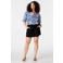 MS Mode regular waist casual short zwart
