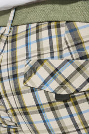 thumbnail: Jan Vanderstorm VALKOR relaxed geruite cargo short groen