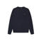 Rellix oversized sweater met backprint - marineblauw
