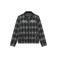 Rellix geruit overshirt - zwart