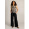 Ivy Beau gebloemde top crochet wit