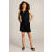 Ivy Beau regular waist bermuda short zwart