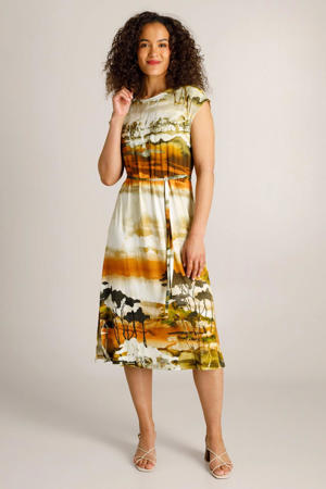 midi jurk multi