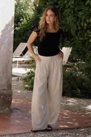 thumbnail: Ivy Beau top broderie zwart