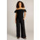 Ivy Beau top broderie zwart