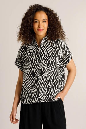 blouse zwart