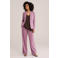 WE Fashion jersey high waist pantalon oudroze
