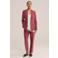 getailleerde blazer met split - oudroze