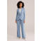 WE Fashion viscose regular fit blazer - grijsblauw