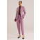 WE Fashion tapered regular waist pantalon lila