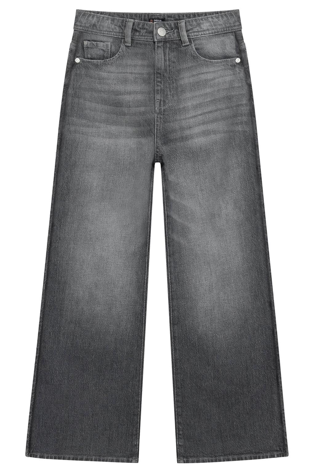 Indian Blue Jeans wide leg jeans - grijs