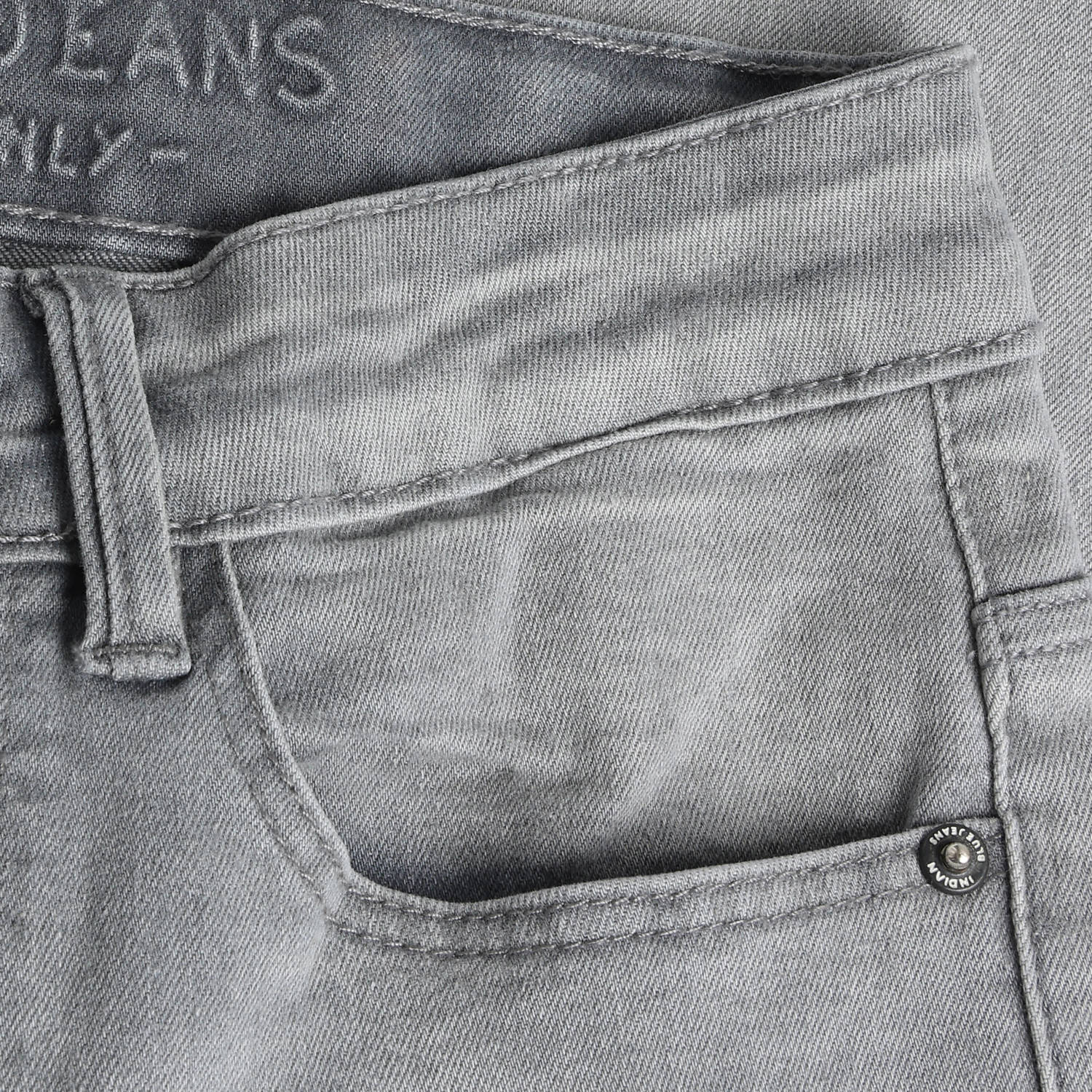 Indian Blue Jeans straight leg jeans lichtgrijs