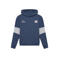 Indian Blue Jeans rechtvallende hoodie met backprint - donkerblauw/grijs