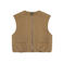 Indian Blue Jeans oversized gilet - bruin