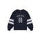 Indian Blue Jeans oversized sweater met print - donkerblauw