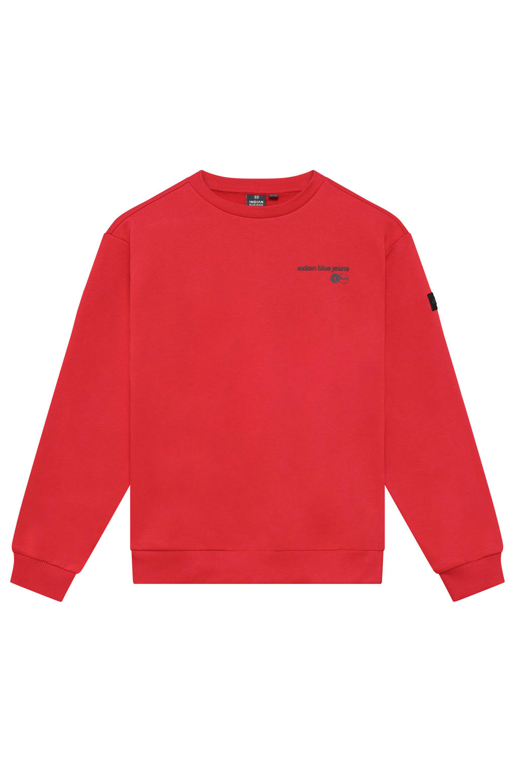 Indian Blue Jeans oversized sweater met backprint - rood