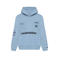 Indian Blue Jeans rechtvallende hoodie met tekst - lichtblauw