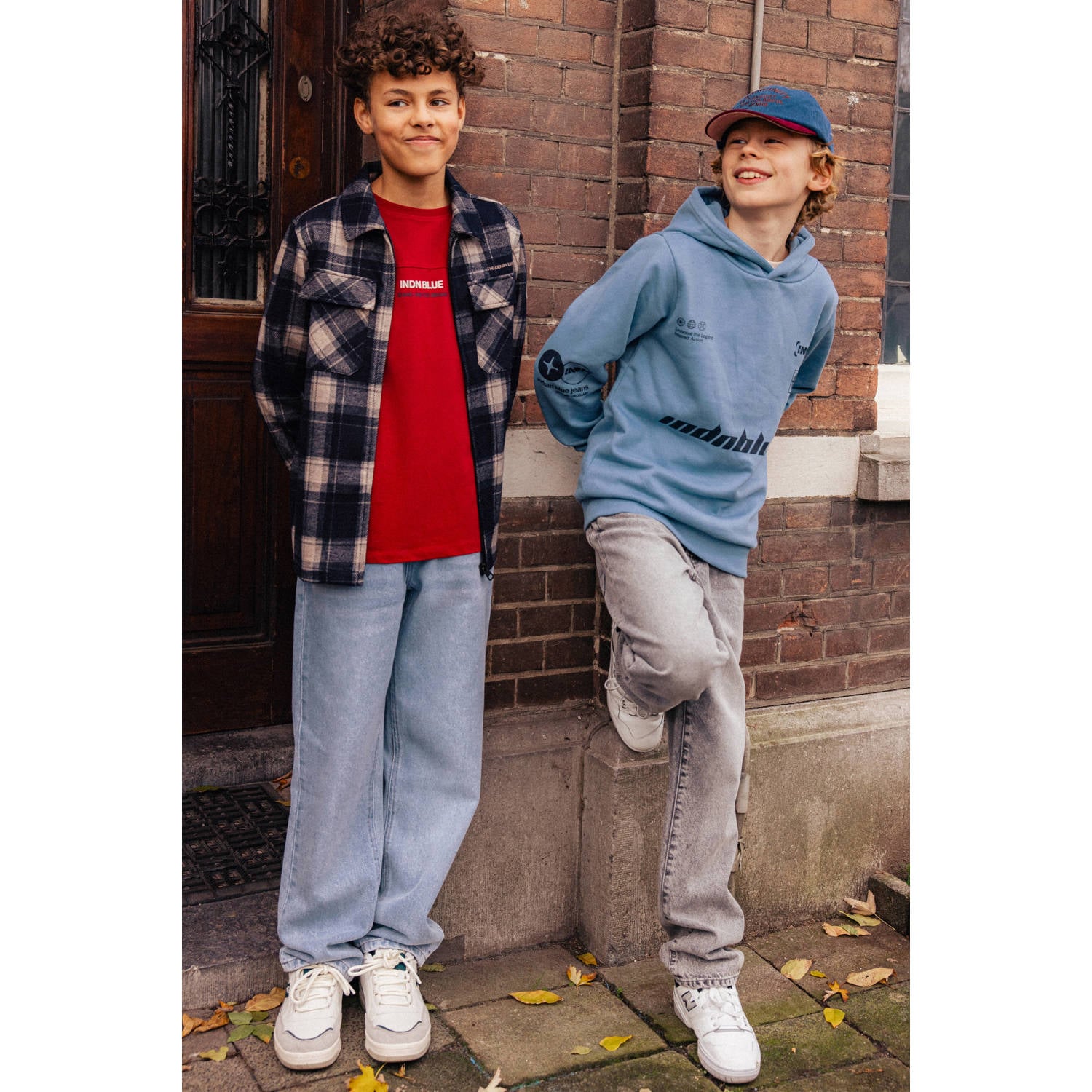 Indian Blue Jeans baggy jeans lichtblauw