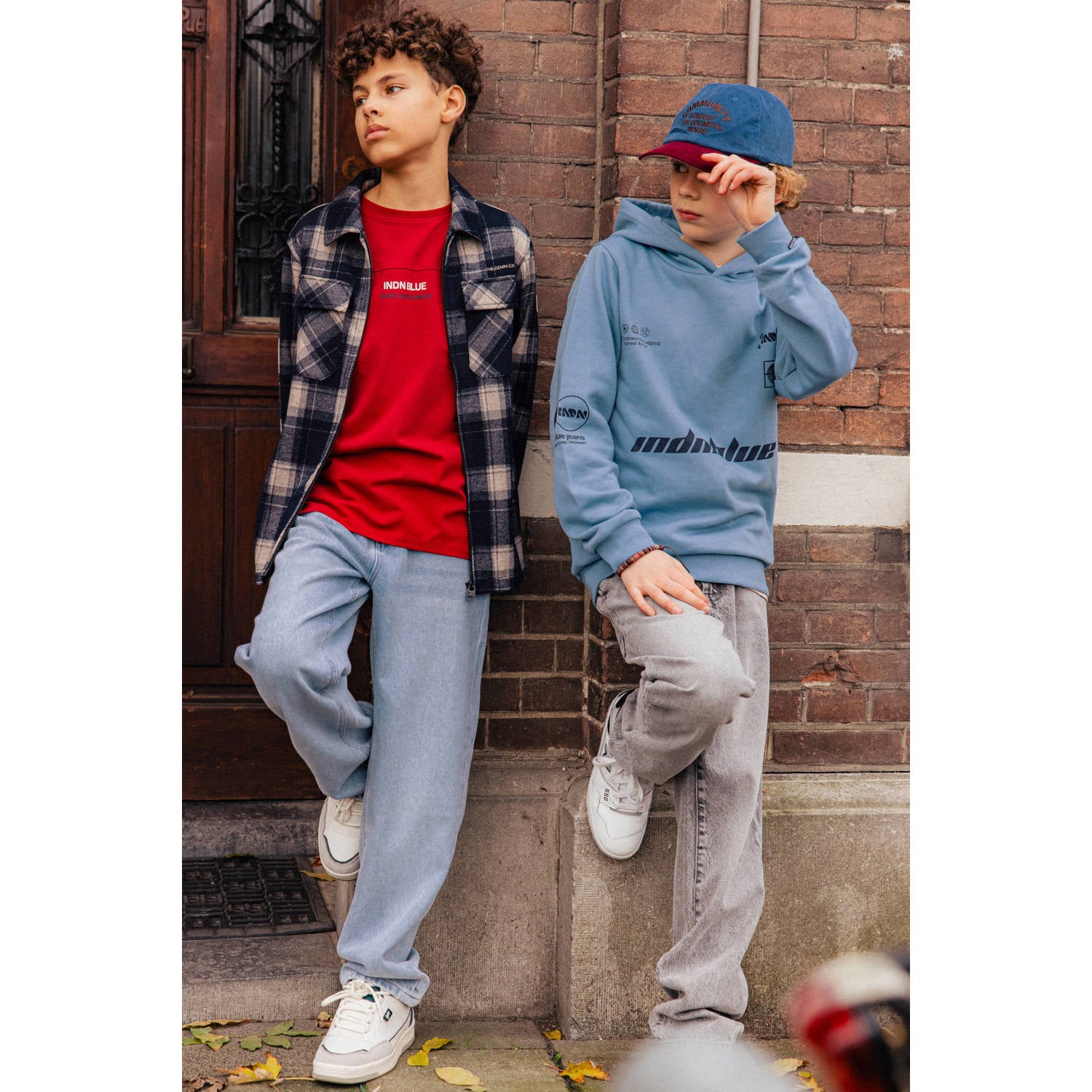 Indian Blue Jeans baggy jeans lichtblauw