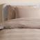 NOUS Living super soft lits-jumeaux dekbedovertrek 240x220 cm - taupe
