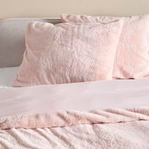 fur kussenslopen 60x70 cm - roze (set van 2)
