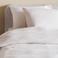 NOUS Living super soft lits-jumeaux dekbedovertrek 240x220 cm - zand