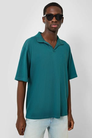relaxed fit polo - petrol