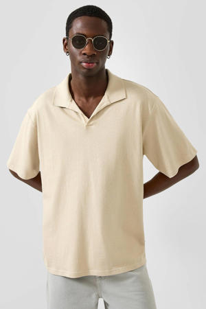 relaxed fit polo - beige