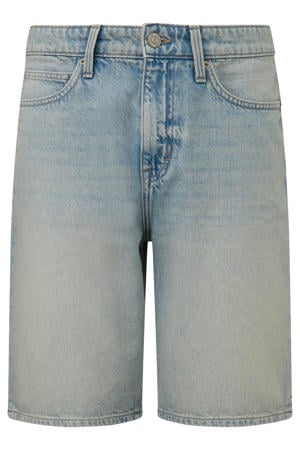 denim short - lichtblauw