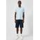 QS regular fit polo - lichtblauw