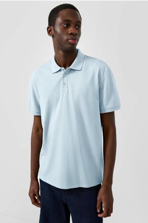 regular fit polo - lichtblauw