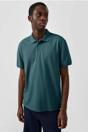 regular fit polo - petrol