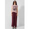 QS regular fit top met print - roze