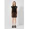 QS straight leg casual short - donkerbruin