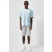 QS relaxed fit T-shirt met backprint - lichtblauw