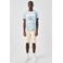 QS regular fit T-shirt met print - lichtblauw