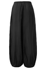 thumbnail: QS barrel broek met plooien - zwart