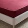NOUS Living super soft hoeslaken (tot 25 cm) - donkerrood