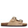 Sacha suède slippers beige
