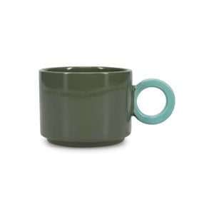 beker (280ml) groen/blauw Lou
