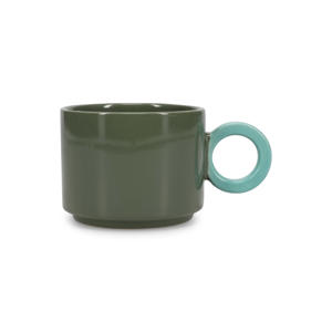 beker (280ml) groen/blauw Lou