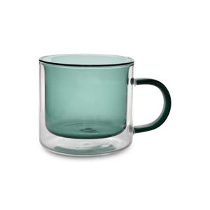 beker (270ml) dubbelwandig groen Liv (set van 2)