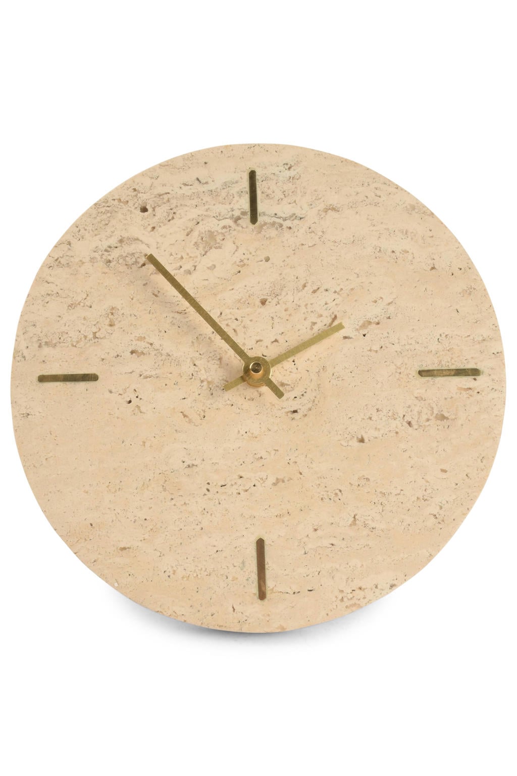 SP Collection tafelklok travertijn beige