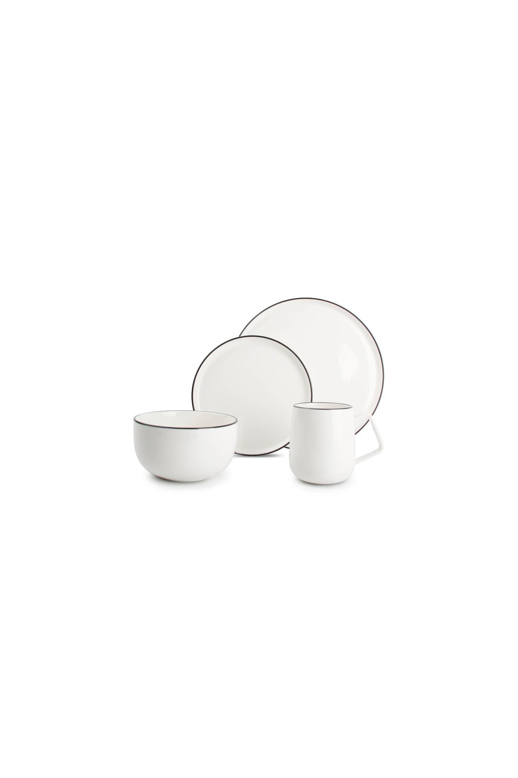 SP Collection servies (set van 16) wit Studio Base